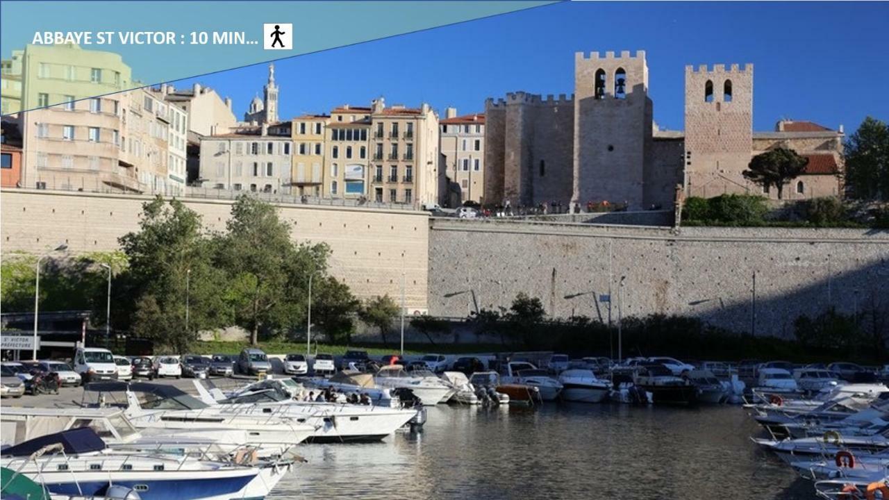 Happy T1 Tout Equipe - Confort - Vieux Port Marseille Luaran gambar